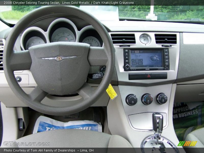 Linen Gold Metallic / Dark Khaki/Light Graystone 2008 Chrysler Sebring Touring Sedan