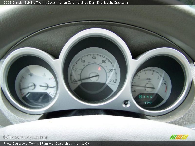 Linen Gold Metallic / Dark Khaki/Light Graystone 2008 Chrysler Sebring Touring Sedan