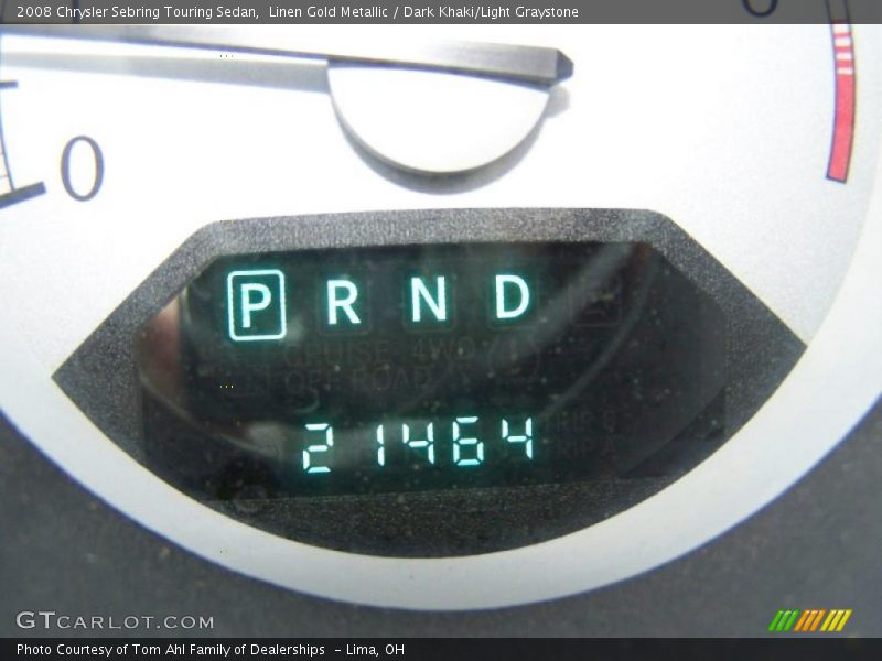 Linen Gold Metallic / Dark Khaki/Light Graystone 2008 Chrysler Sebring Touring Sedan