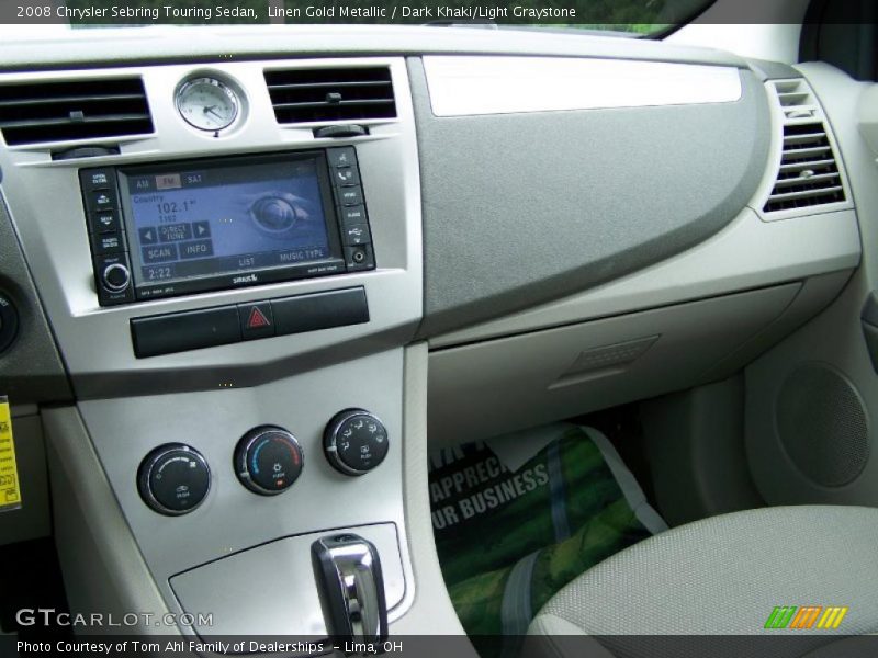 Linen Gold Metallic / Dark Khaki/Light Graystone 2008 Chrysler Sebring Touring Sedan