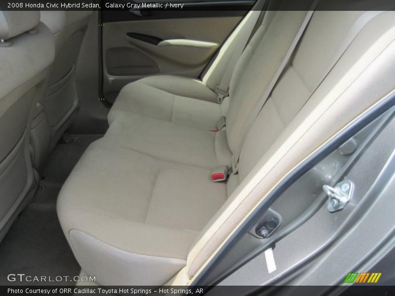 Galaxy Gray Metallic / Ivory 2008 Honda Civic Hybrid Sedan