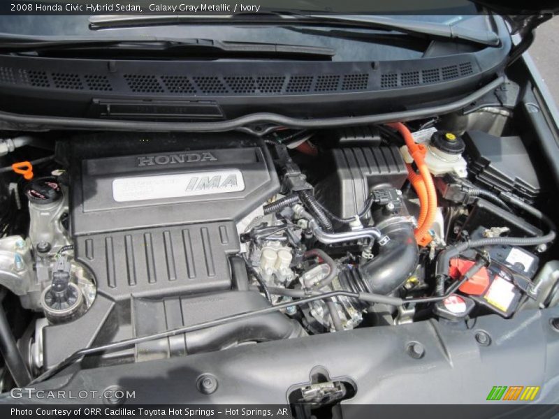 Galaxy Gray Metallic / Ivory 2008 Honda Civic Hybrid Sedan