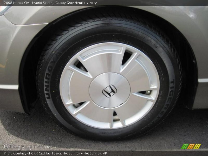 Galaxy Gray Metallic / Ivory 2008 Honda Civic Hybrid Sedan