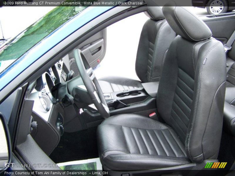 Vista Blue Metallic / Dark Charcoal 2009 Ford Mustang GT Premium Convertible