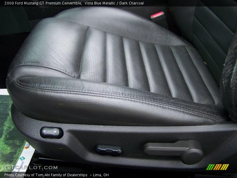 Vista Blue Metallic / Dark Charcoal 2009 Ford Mustang GT Premium Convertible