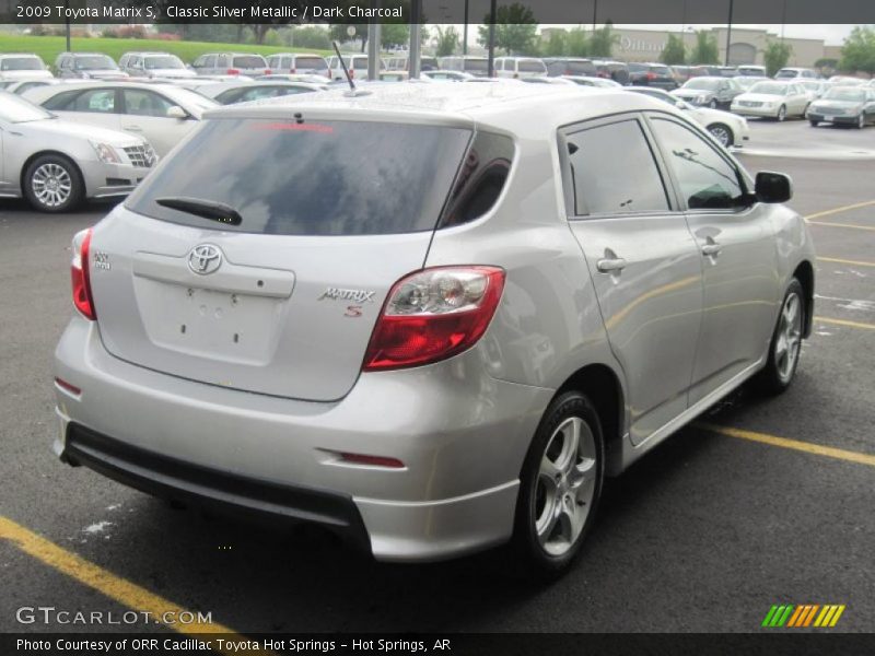 Classic Silver Metallic / Dark Charcoal 2009 Toyota Matrix S