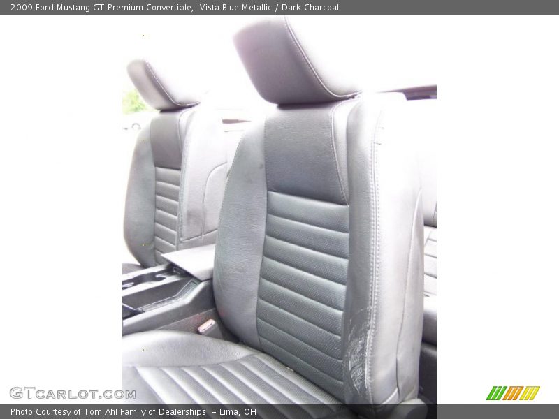 Vista Blue Metallic / Dark Charcoal 2009 Ford Mustang GT Premium Convertible