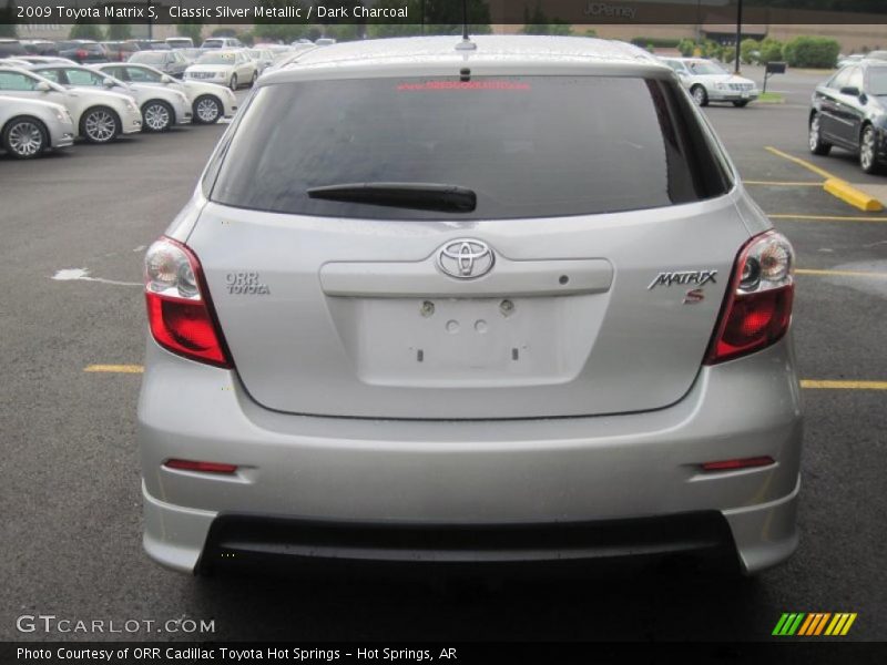 Classic Silver Metallic / Dark Charcoal 2009 Toyota Matrix S