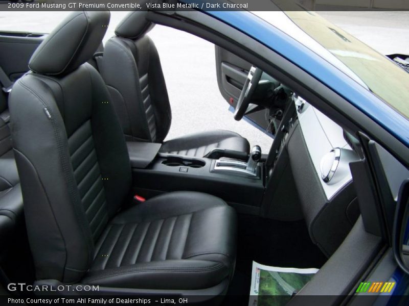 Vista Blue Metallic / Dark Charcoal 2009 Ford Mustang GT Premium Convertible