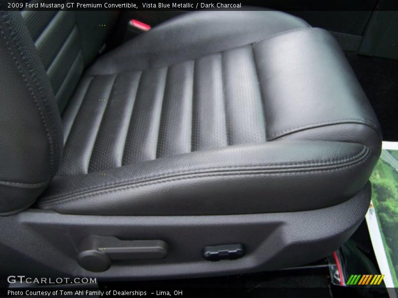 Vista Blue Metallic / Dark Charcoal 2009 Ford Mustang GT Premium Convertible
