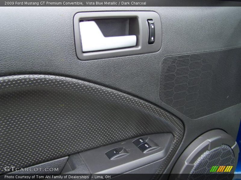 Vista Blue Metallic / Dark Charcoal 2009 Ford Mustang GT Premium Convertible