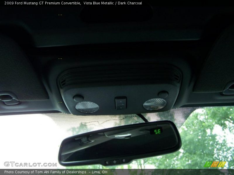 Vista Blue Metallic / Dark Charcoal 2009 Ford Mustang GT Premium Convertible