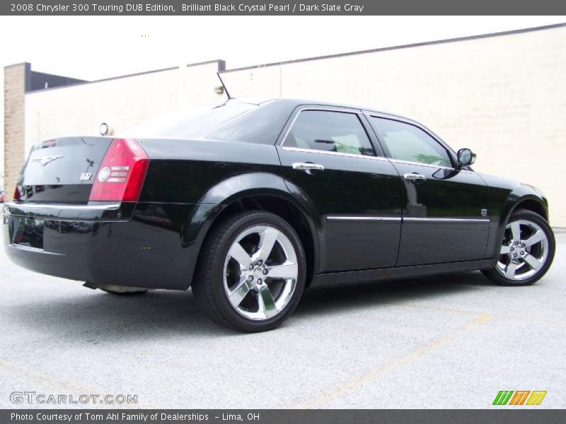 Brilliant Black Crystal Pearl / Dark Slate Gray 2008 Chrysler 300 Touring DUB Edition