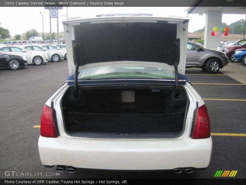 White Diamond / Neutral Shale Beige 2003 Cadillac DeVille Sedan