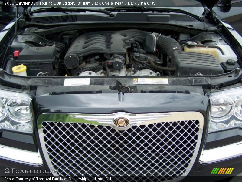 Brilliant Black Crystal Pearl / Dark Slate Gray 2008 Chrysler 300 Touring DUB Edition