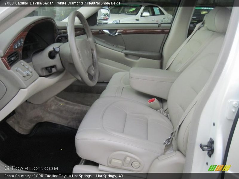 White Diamond / Neutral Shale Beige 2003 Cadillac DeVille Sedan
