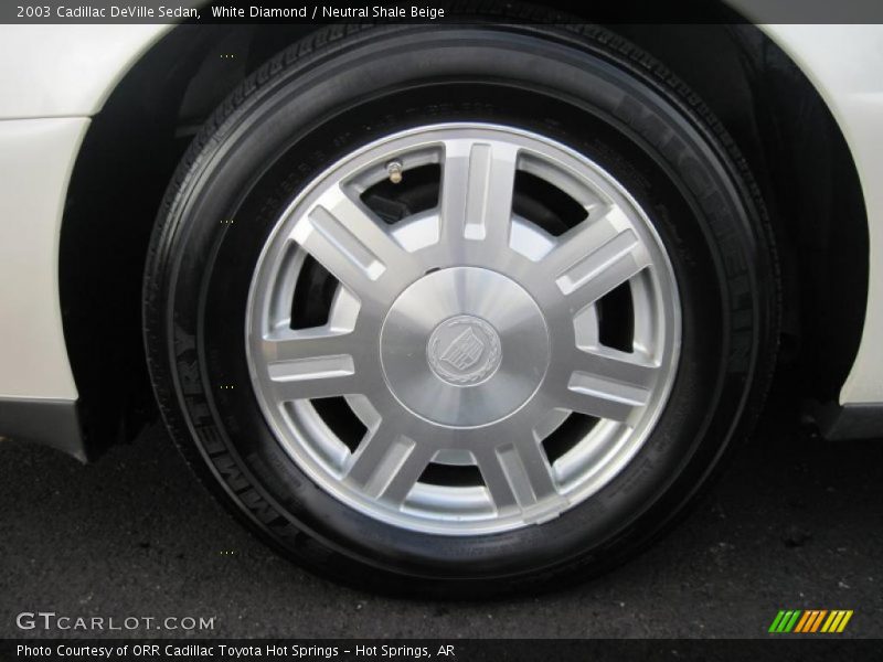 White Diamond / Neutral Shale Beige 2003 Cadillac DeVille Sedan