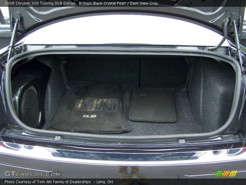 Brilliant Black Crystal Pearl / Dark Slate Gray 2008 Chrysler 300 Touring DUB Edition