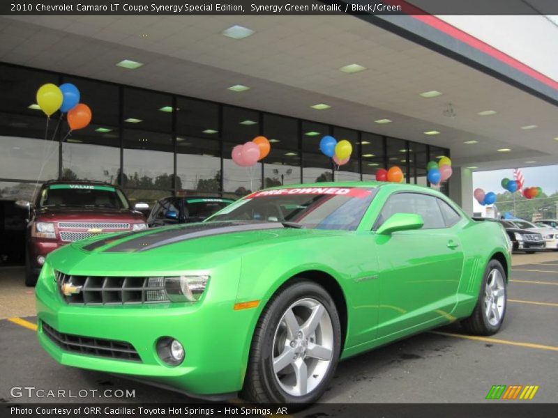 Synergy Green Metallic / Black/Green 2010 Chevrolet Camaro LT Coupe Synergy Special Edition