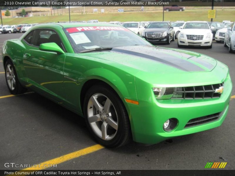 Synergy Green Metallic / Black/Green 2010 Chevrolet Camaro LT Coupe Synergy Special Edition