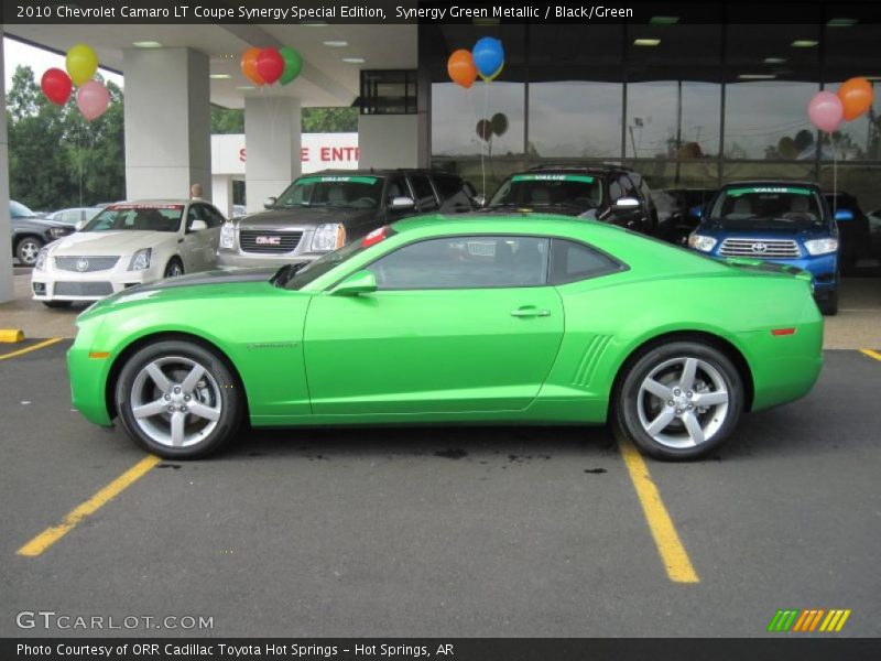 Synergy Green Metallic / Black/Green 2010 Chevrolet Camaro LT Coupe Synergy Special Edition