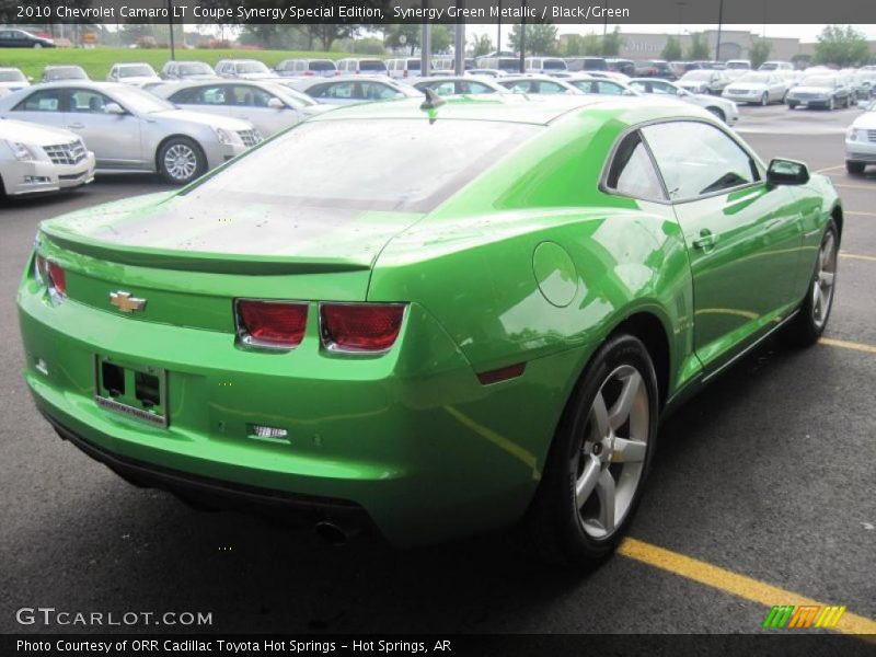Synergy Green Metallic / Black/Green 2010 Chevrolet Camaro LT Coupe Synergy Special Edition