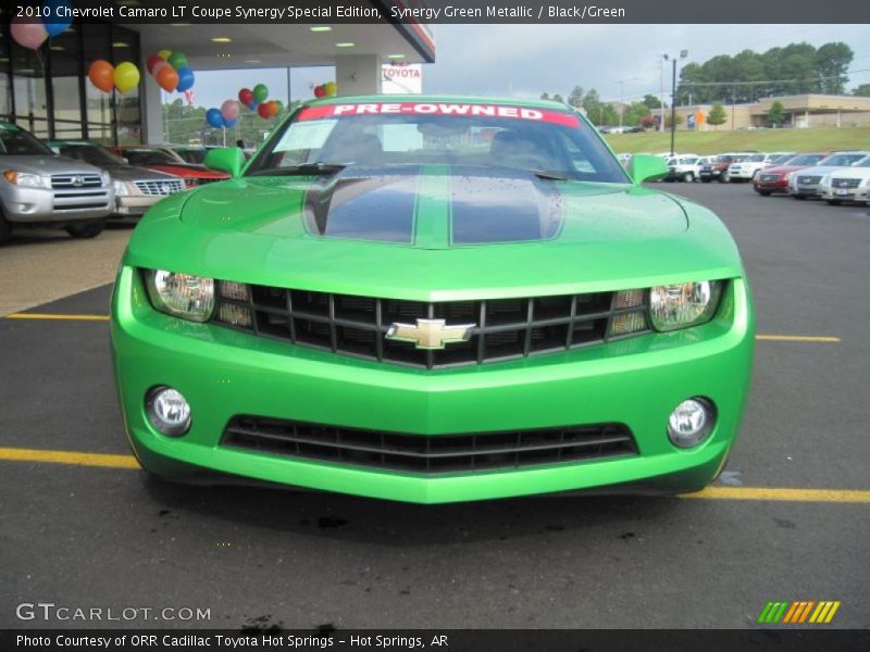 Synergy Green Metallic / Black/Green 2010 Chevrolet Camaro LT Coupe Synergy Special Edition