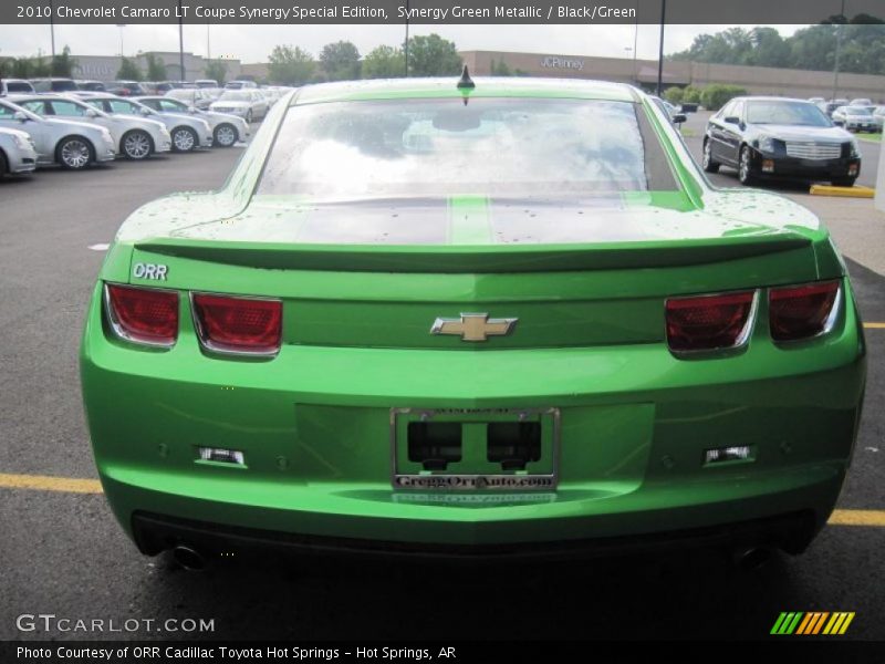 Synergy Green Metallic / Black/Green 2010 Chevrolet Camaro LT Coupe Synergy Special Edition