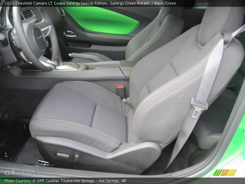 Synergy Green Metallic / Black/Green 2010 Chevrolet Camaro LT Coupe Synergy Special Edition