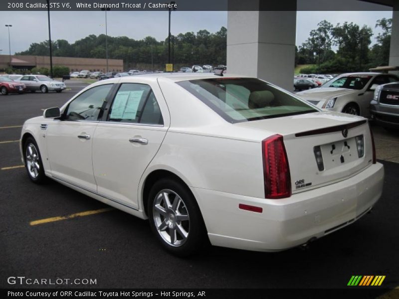 White Diamond Tricoat / Cashmere 2008 Cadillac STS V6