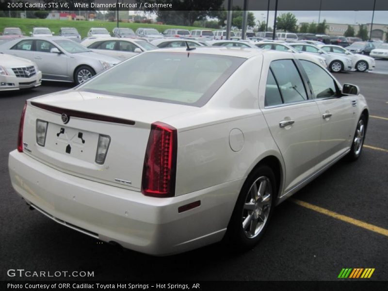 White Diamond Tricoat / Cashmere 2008 Cadillac STS V6