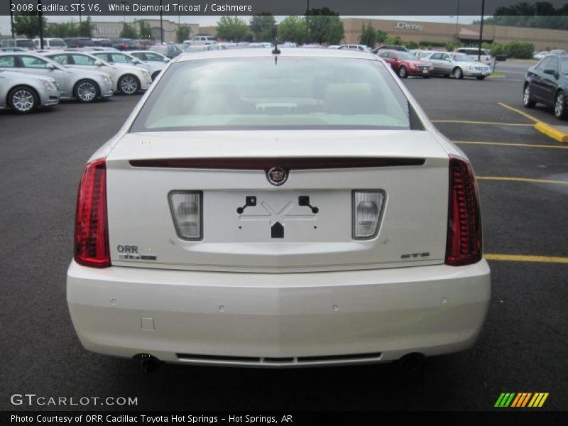 White Diamond Tricoat / Cashmere 2008 Cadillac STS V6