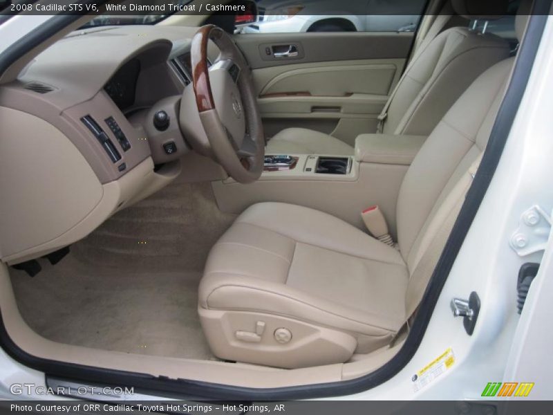 White Diamond Tricoat / Cashmere 2008 Cadillac STS V6