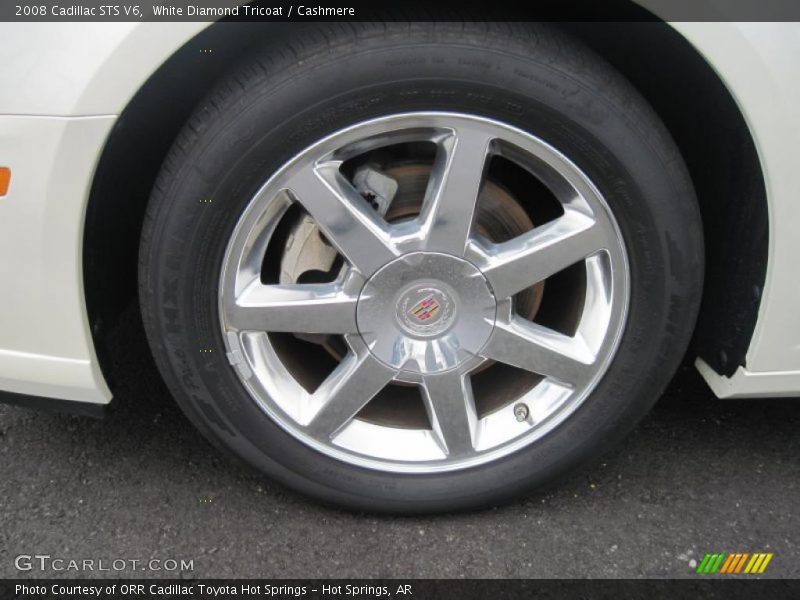 White Diamond Tricoat / Cashmere 2008 Cadillac STS V6