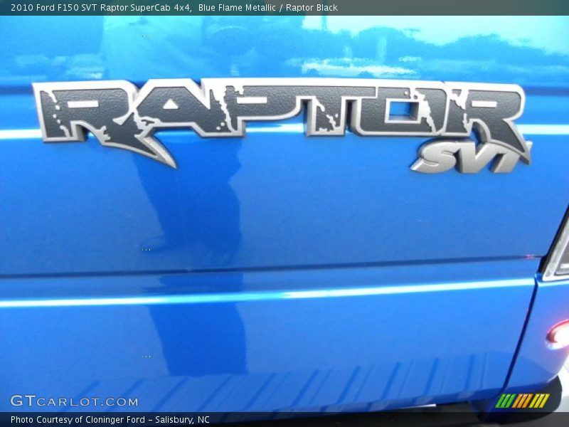 Blue Flame Metallic / Raptor Black 2010 Ford F150 SVT Raptor SuperCab 4x4