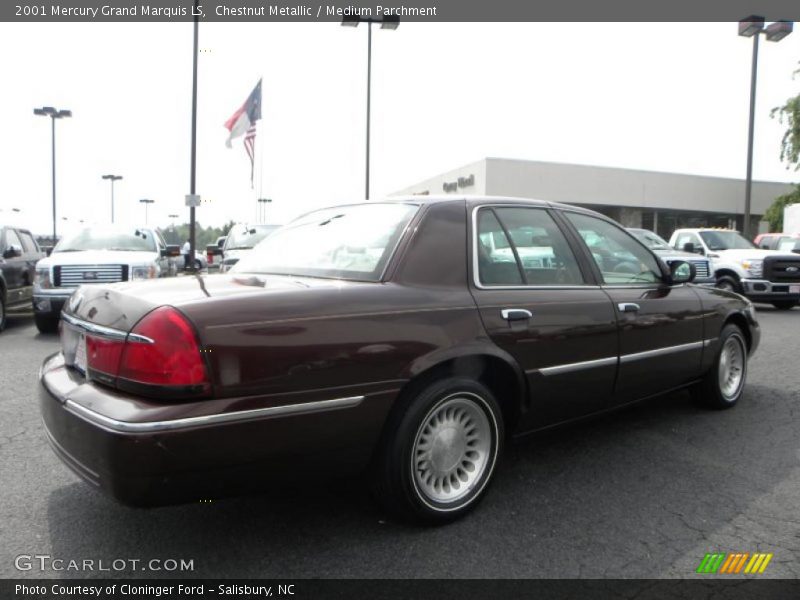 Chestnut Metallic / Medium Parchment 2001 Mercury Grand Marquis LS