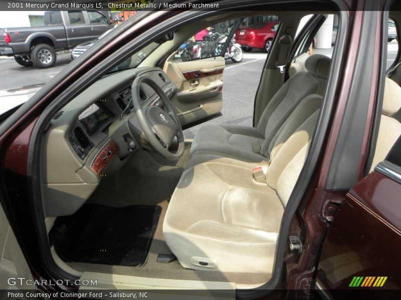 Chestnut Metallic / Medium Parchment 2001 Mercury Grand Marquis LS