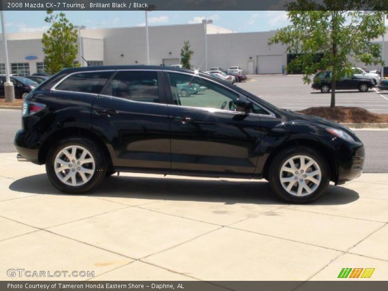 Brilliant Black / Black 2008 Mazda CX-7 Touring