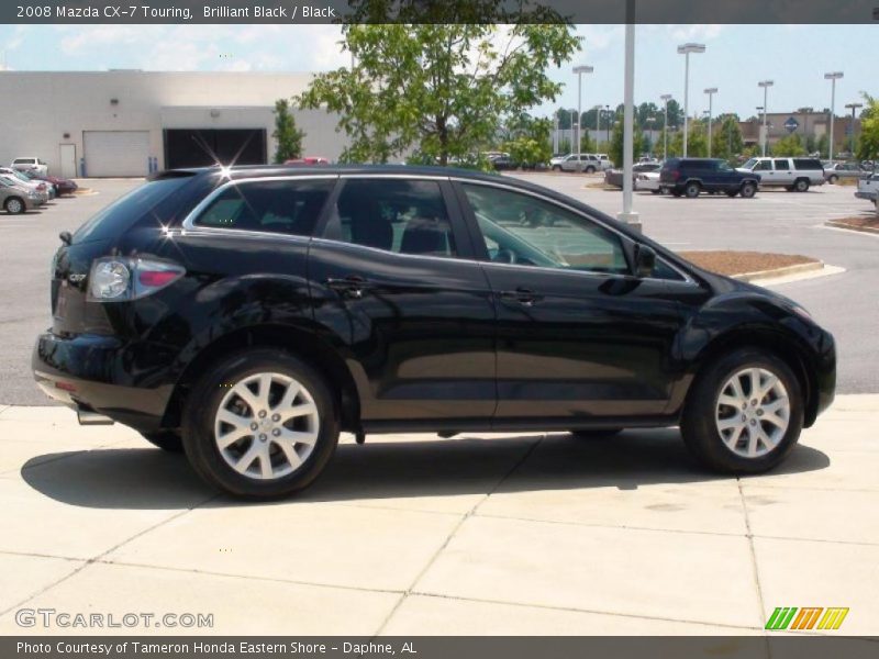 Brilliant Black / Black 2008 Mazda CX-7 Touring