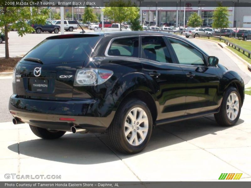 Brilliant Black / Black 2008 Mazda CX-7 Touring