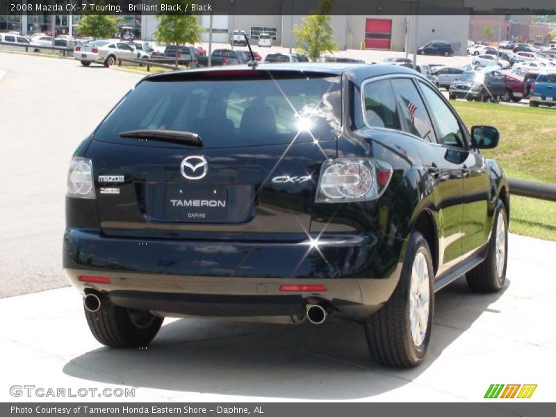 Brilliant Black / Black 2008 Mazda CX-7 Touring