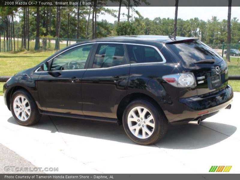 Brilliant Black / Black 2008 Mazda CX-7 Touring