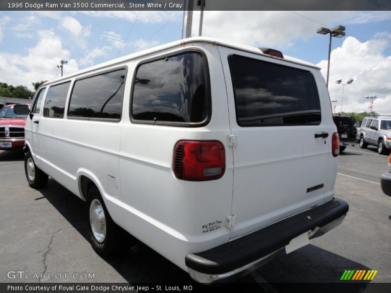 Stone White / Gray 1996 Dodge Ram Van 3500 Commercial