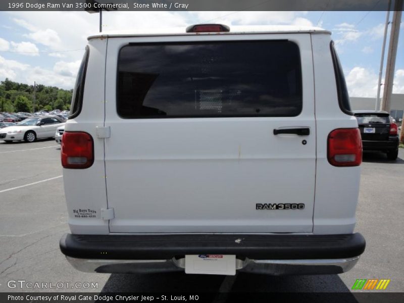 Stone White / Gray 1996 Dodge Ram Van 3500 Commercial