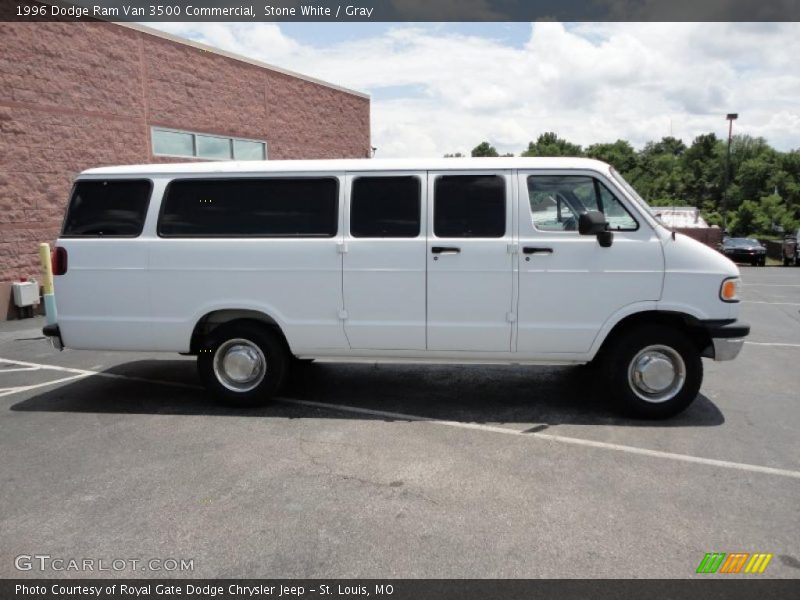 Stone White / Gray 1996 Dodge Ram Van 3500 Commercial