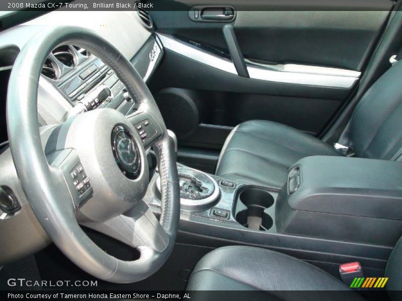 Brilliant Black / Black 2008 Mazda CX-7 Touring