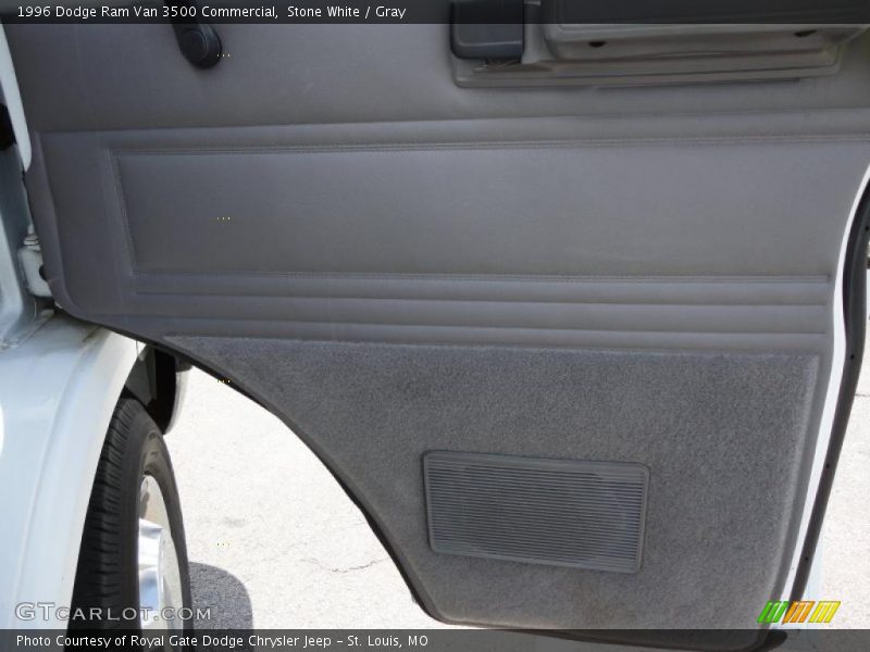 Stone White / Gray 1996 Dodge Ram Van 3500 Commercial