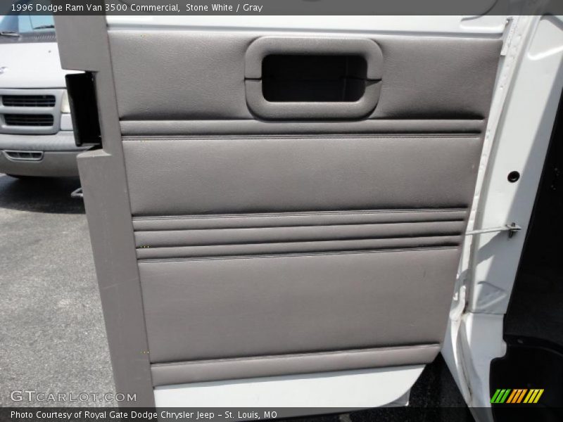 Stone White / Gray 1996 Dodge Ram Van 3500 Commercial
