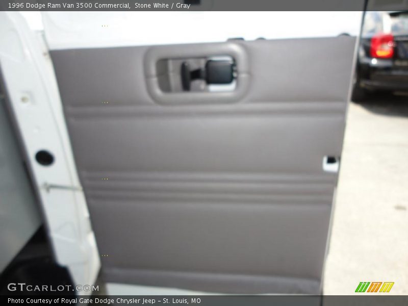Stone White / Gray 1996 Dodge Ram Van 3500 Commercial