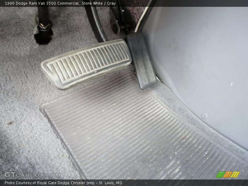 Stone White / Gray 1996 Dodge Ram Van 3500 Commercial